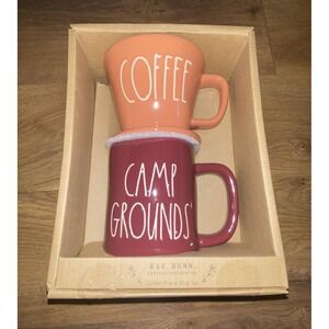 Rae Dunn 2‎ Piece Coffee Drip and Mug Set New in Box
